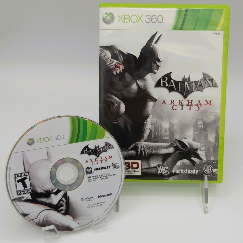 Batman Arkham City Xbox 360 Video Game NTSC Rocksteady DC Comics